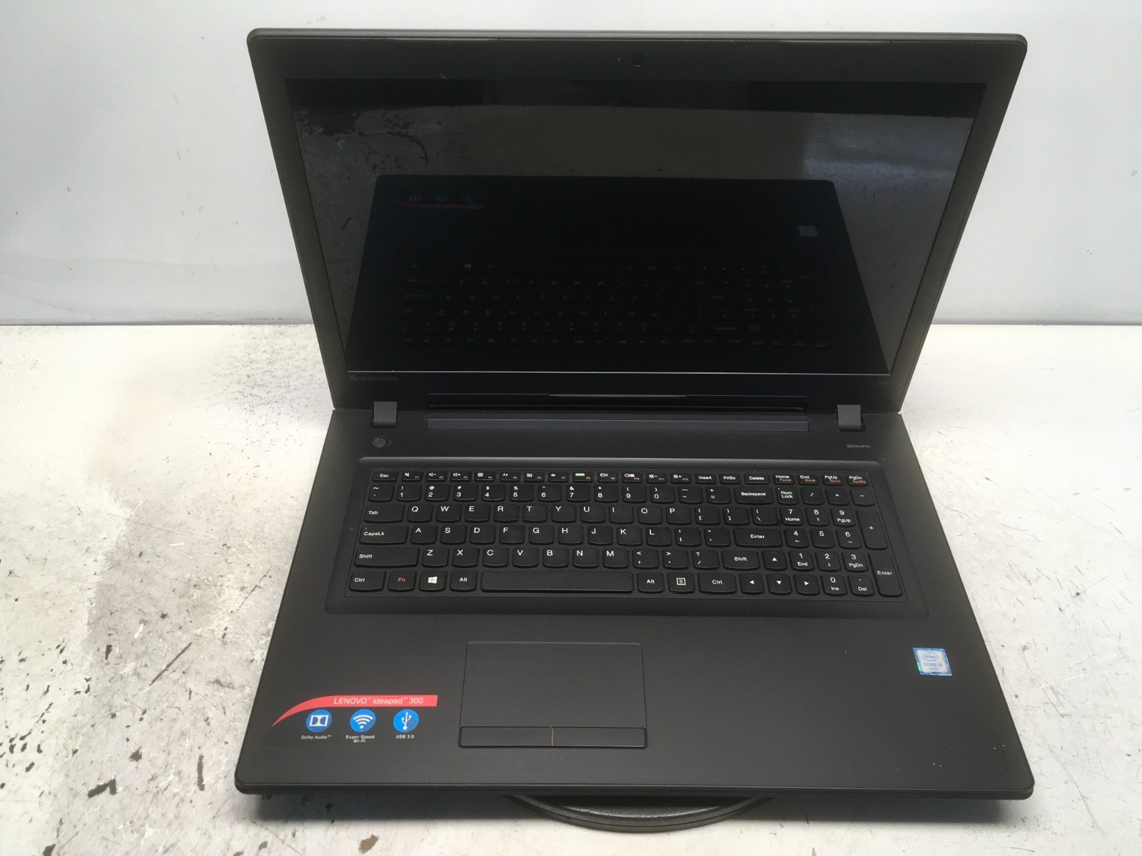 Lenovo IdeaPad 300-17ISK Intel i3-6100U 2.3GHz 4 GB NO HDD No Batt