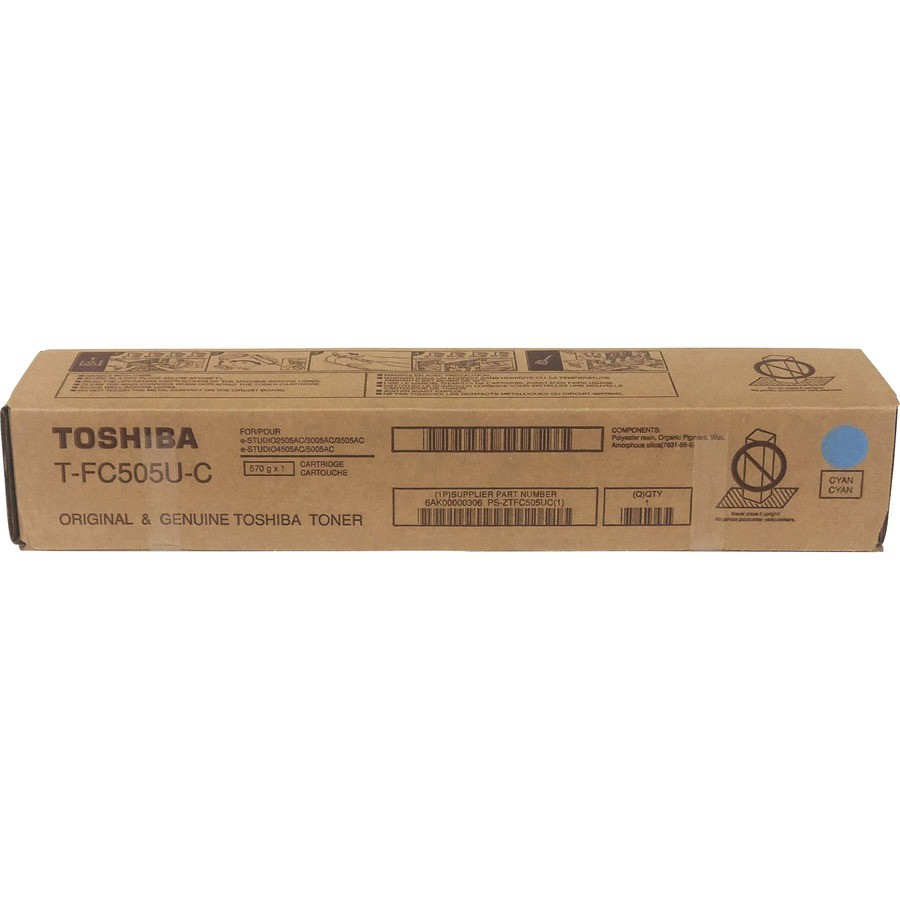 Toshiba Original High Yield Laser Toner Cartridge Cyan 1 Each