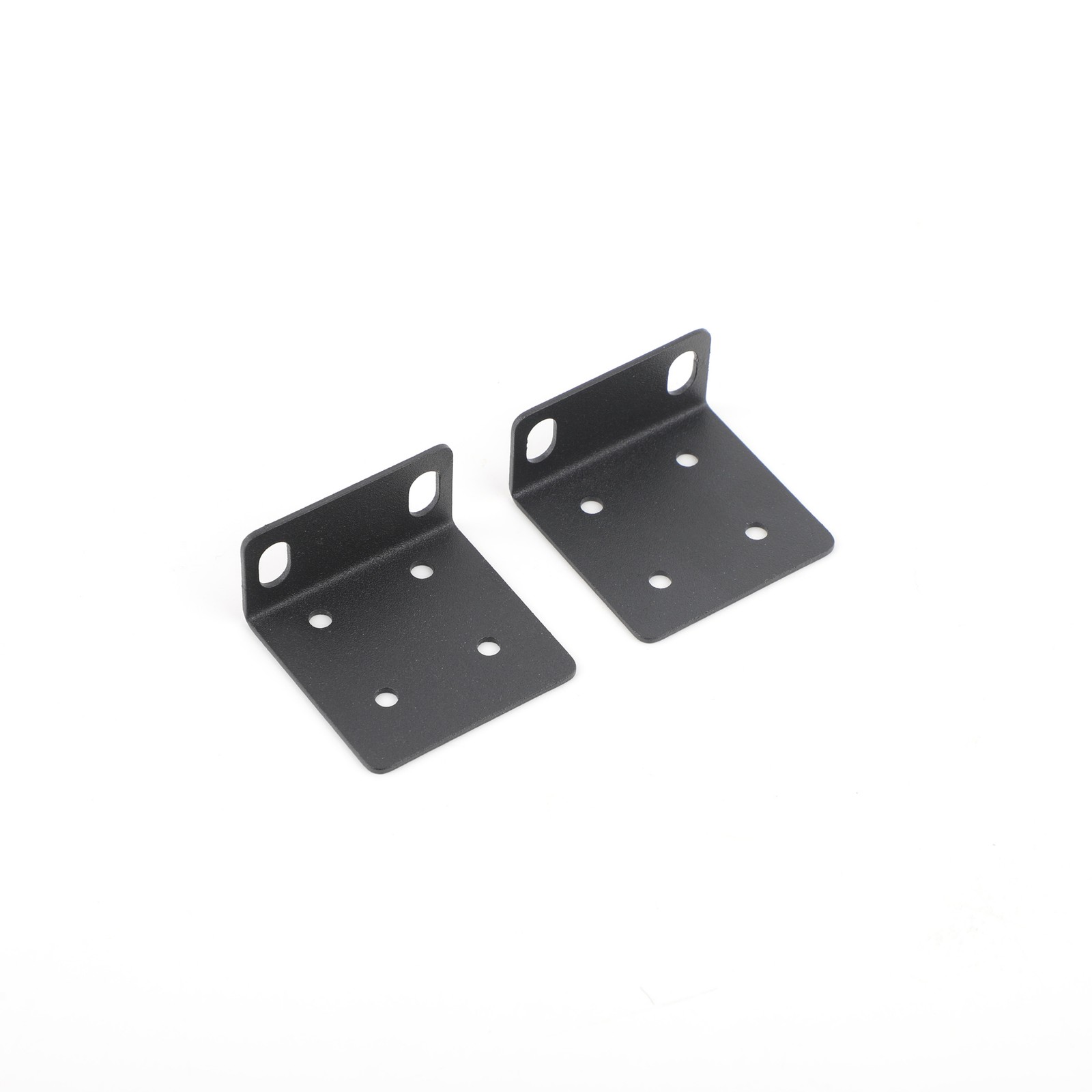 2pcs Rack Mount Kit Universal 1U Rack Ears With Adjustable Holes