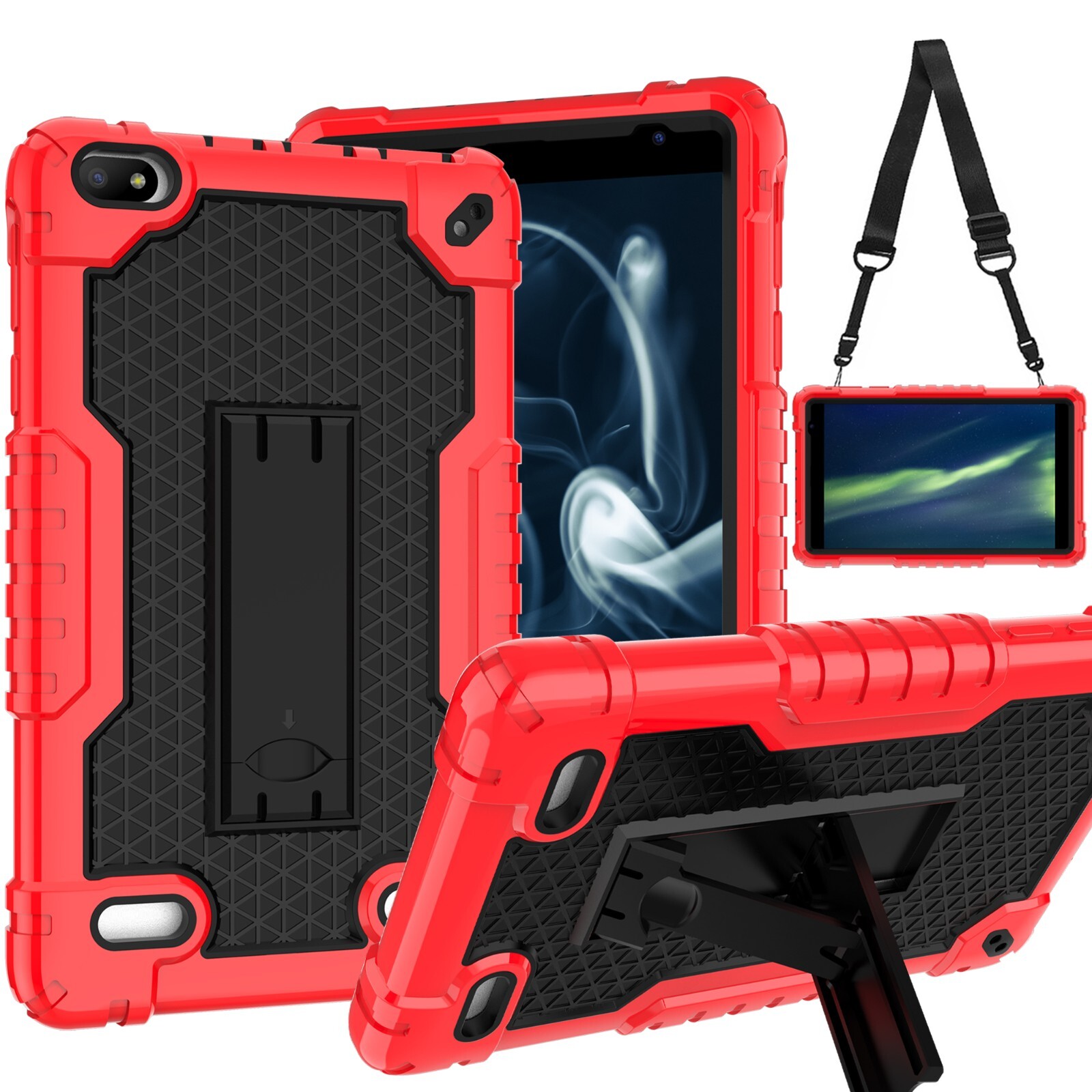 For Sunshine T1 Elite 8" Tablet Hybrid Shockproof Kids Friendly Protective Case