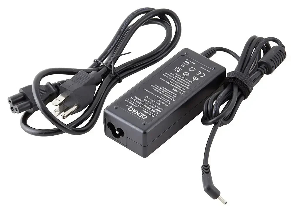 Denaq DQ-AC19342-3011 19v AC Adapter for Select Asus Laptops, Iconia, Aspire...