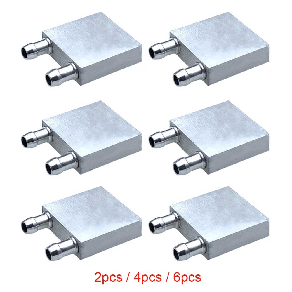Lot of Aluminum Water Cooling Block Circulating Cooler for CPU Radiator Heatsink