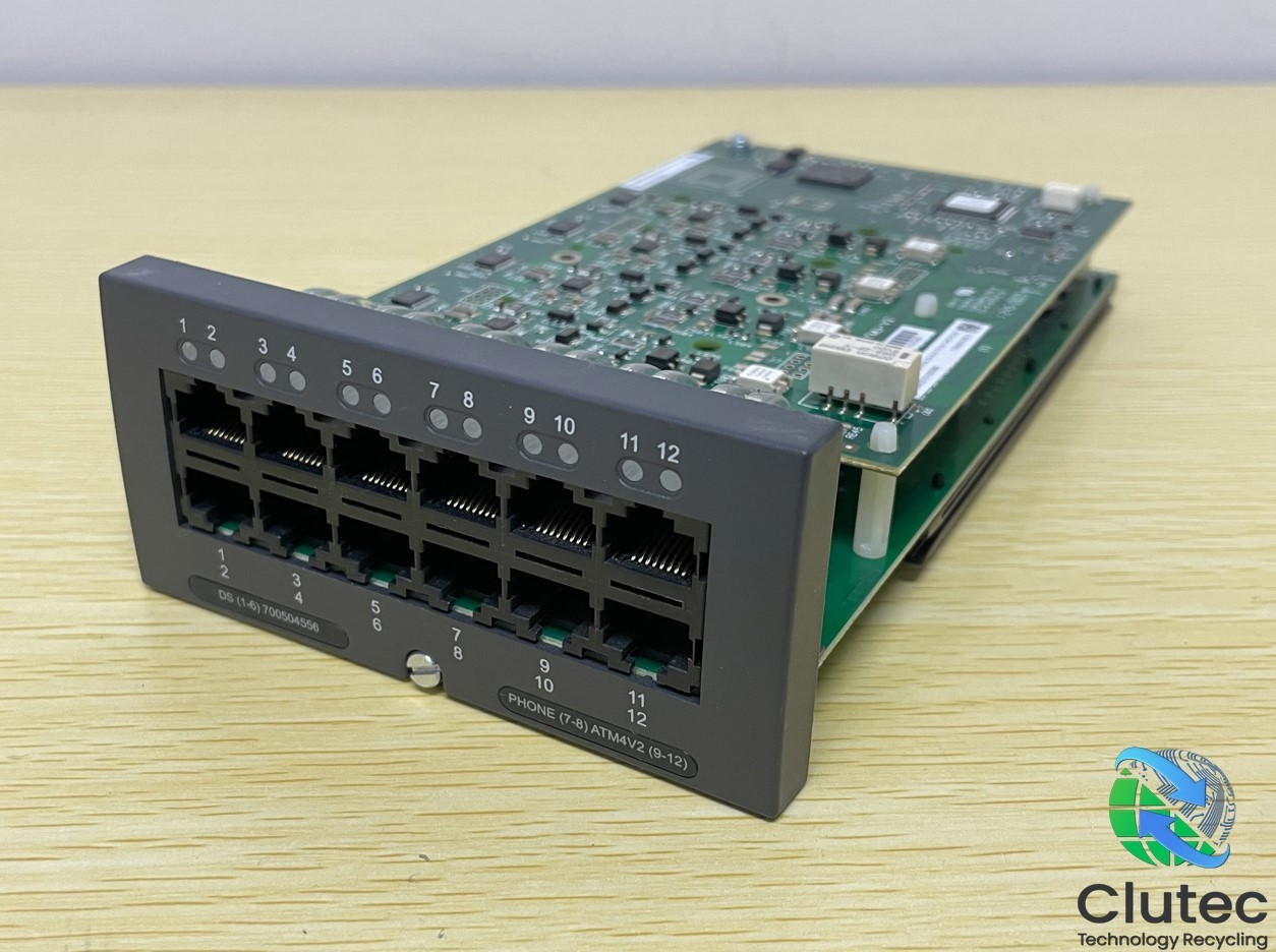 Avaya DS (1-6) 700504556 PHONE (7-8) ATM4V2 (9-12) 12-PORT Interface Module 