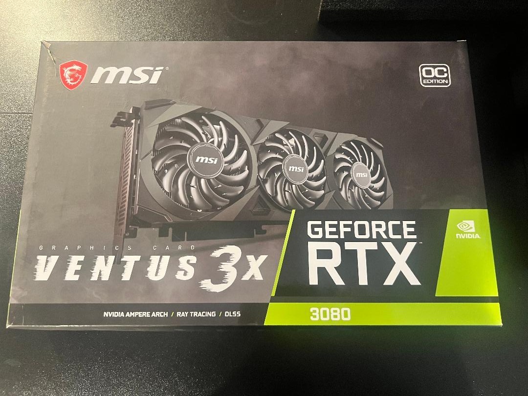 MSI NVIDIA GeForce RTX 3080 Ventus 3X 10GB OC GDDR6 (Used/Great Condition)