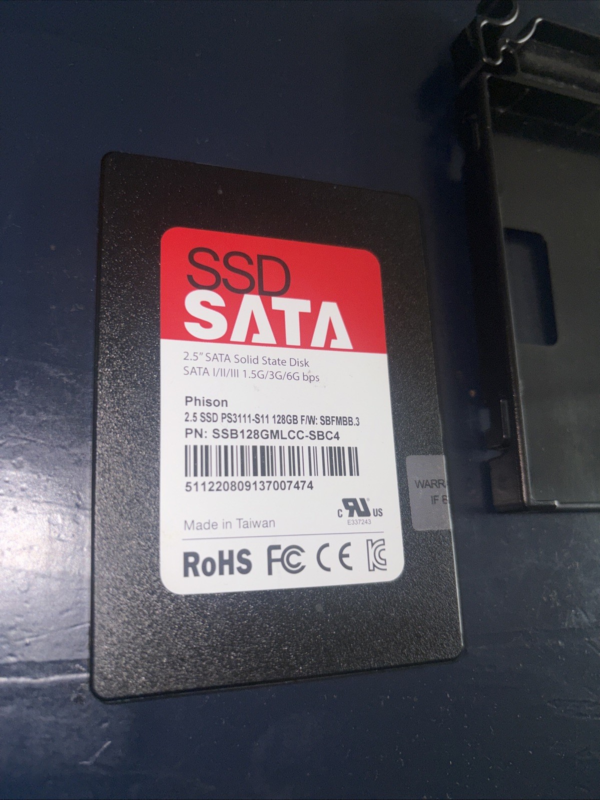 2.5 SATA Solid State Disk SATA I/Ii/Iii 1.5g/3g/6g BPS Phison 2.5 SSD, USED