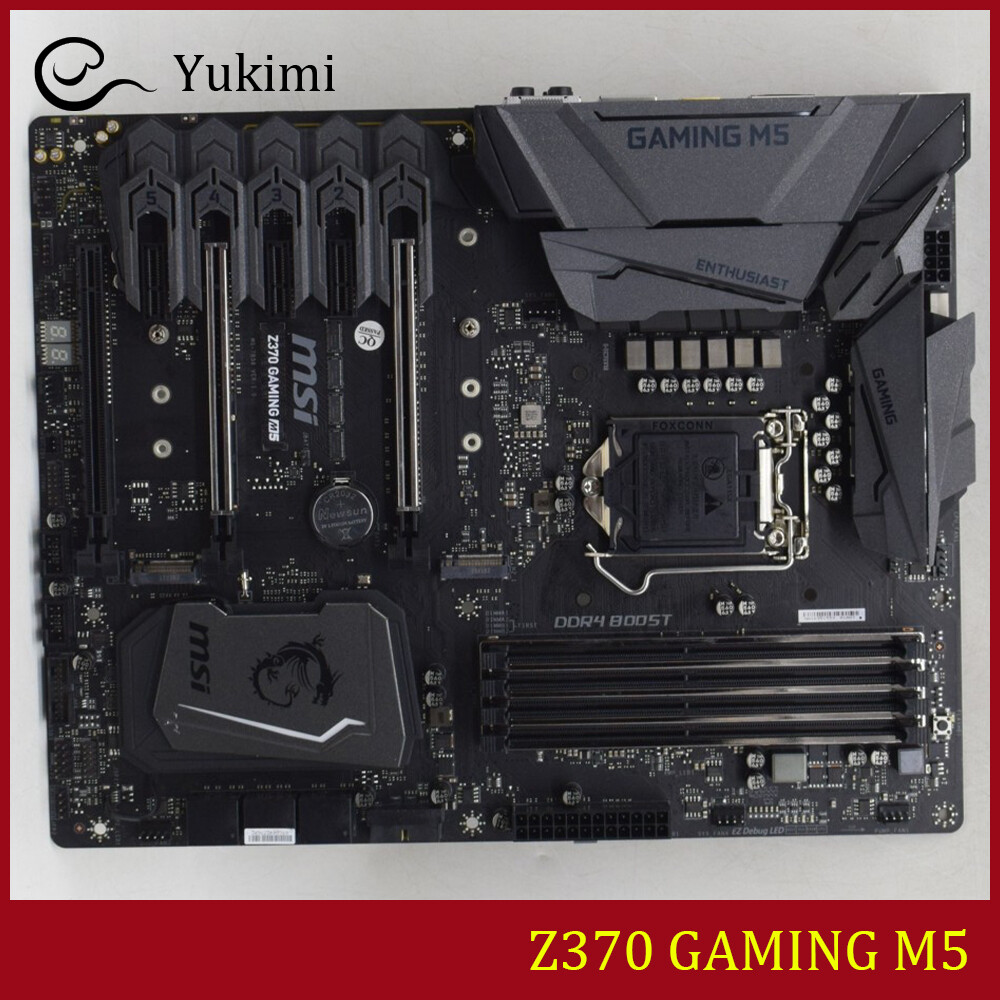 FOR MSI Z370 GAMING M5 64GB LGA1151 HDMI DDR4 8 Generation ATX Motherboard