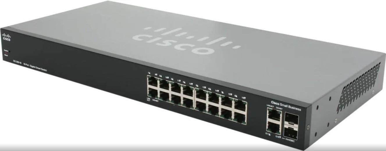 Cisco SG200-18 18-port Gigabit Smart Switch