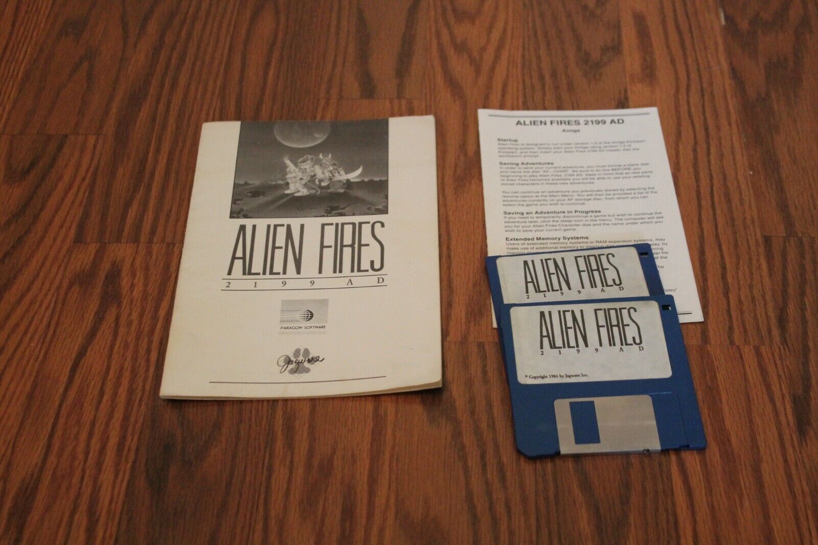 Alien Fires 2199 AD Commodore Amiga with instructions on 3.5