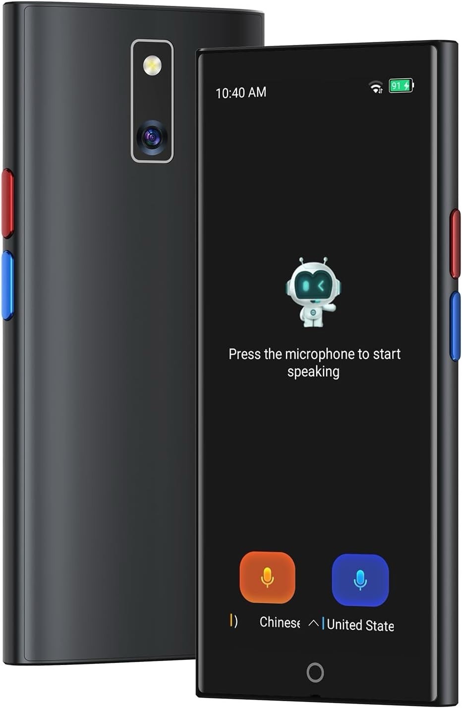 Language Translator Device 150 Languages Real Time Voice AI Black 2026 Upgraded