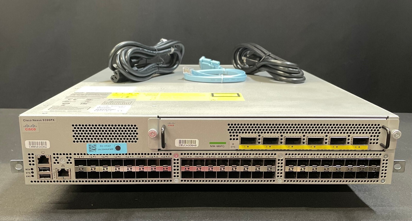 Cisco Nexus N9K-C9396PX 9300 9396PX Switch - W/ DUAL POWER - Same Day Shipping