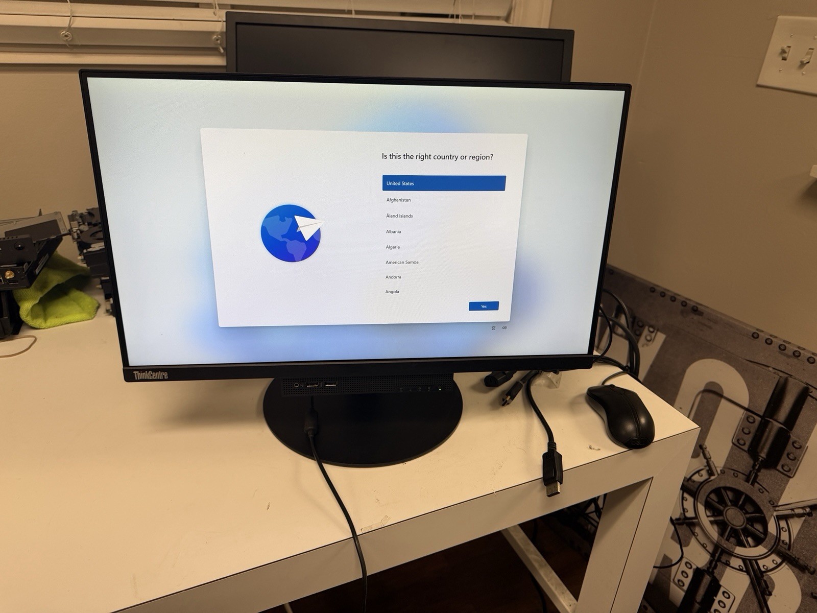 ✅ Lenovo ThinkCentre TIO22 ✅ 22" ✅ M700 i3-6100T 4GB RAM 500GB HDD Win 11 Pro ✅