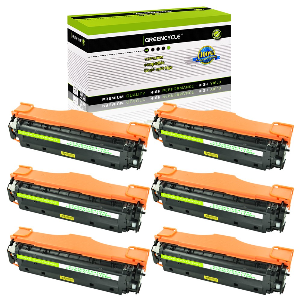 GREENCYCLE 6 Toner CF380X Fits For HP 312X LaserJet Pro MFP M476dn M476dw M476nw