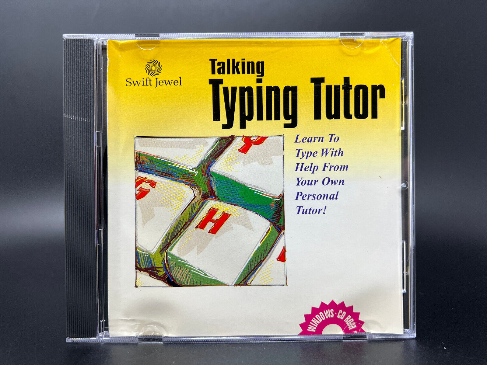 Swift Jewel Talking Typing Tutor (PC, 1998) *DISC, CASE & ARTWORK - READ*