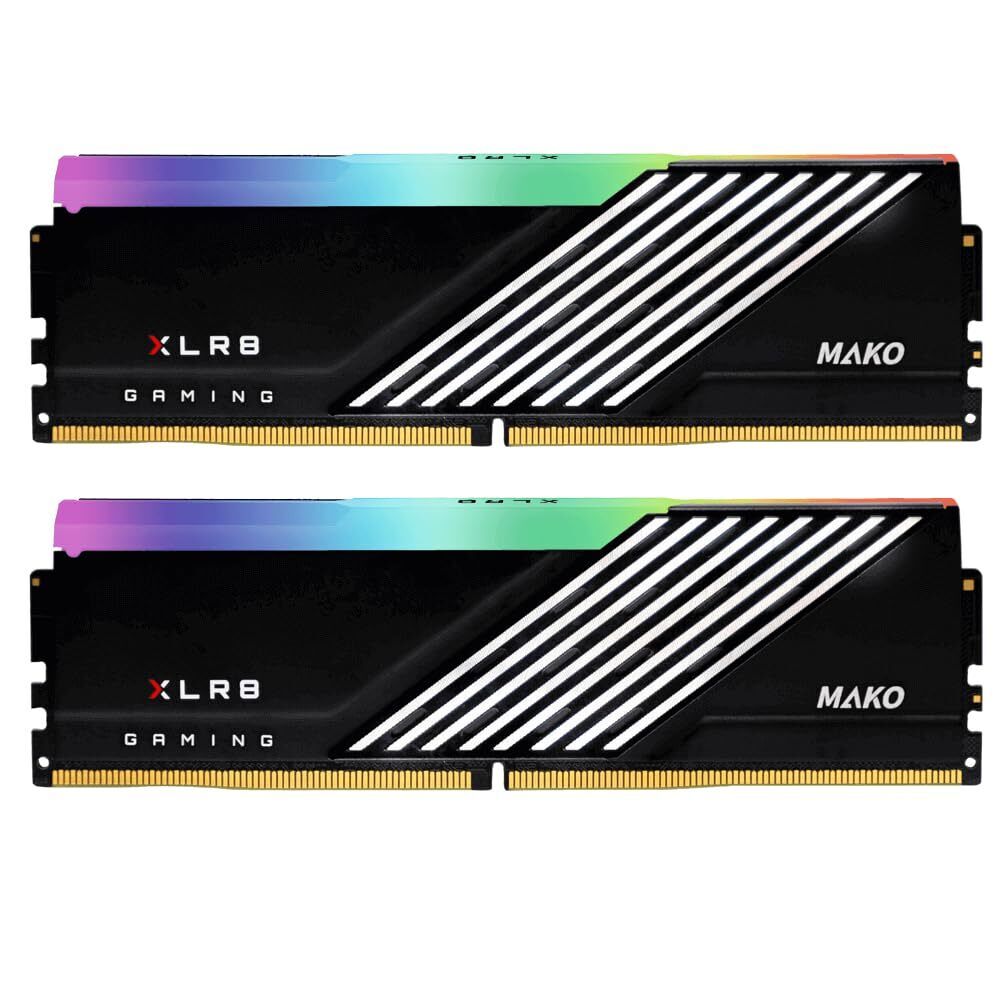 PNY XLR8 Gaming MAKO EPIC-X RGB 32 GB (2 x 16 GB) DDR5 6400 MHz AMD EXPO RAM Mem
