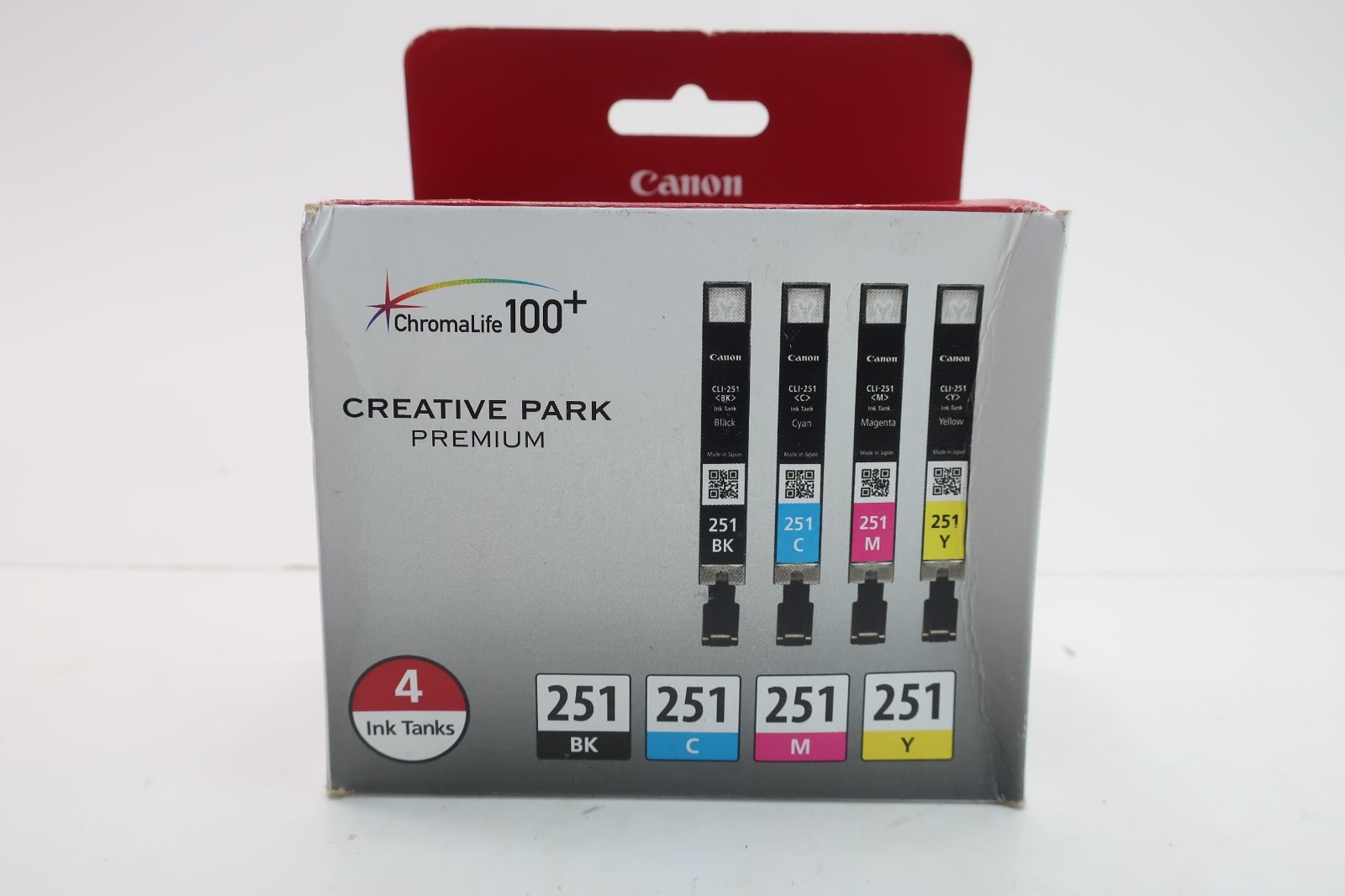 Canon ChromaLife100+ CLI-251 Black Cyan Magenta Yellow Premium Ink Cartridge OEM