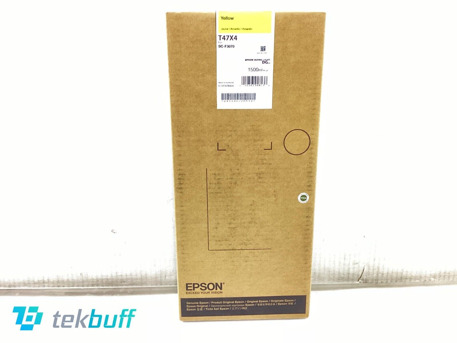 Epson T47X420 UltraChrome DG Yellow Ink Pack 1500mL For SureColor F3070