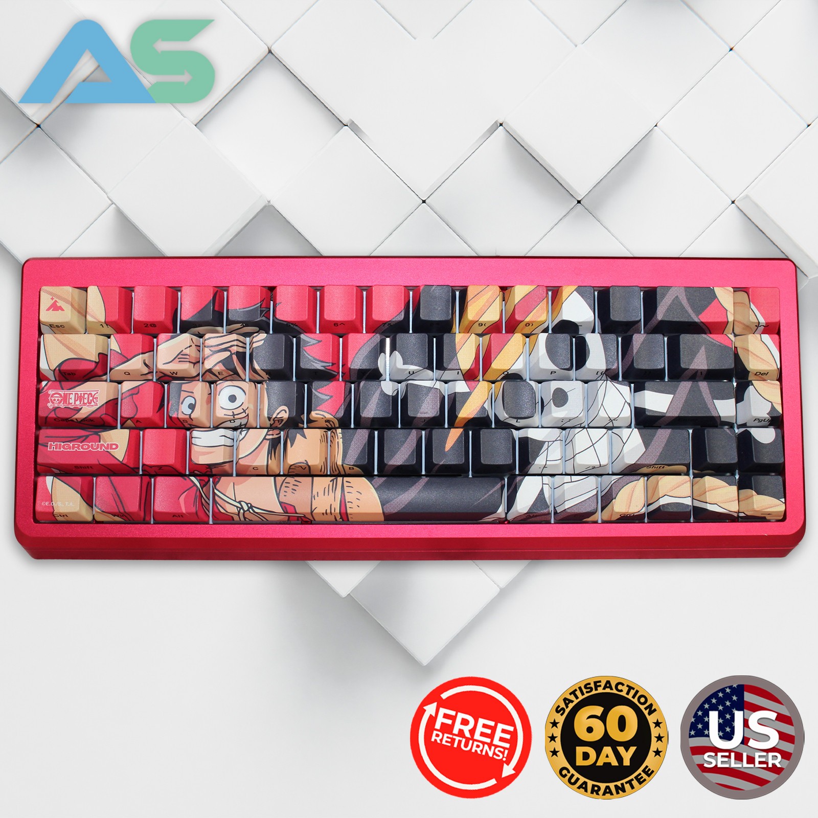 Higround Summit 65 Aluminum Wired Mechanical Keyboard | One Piece Luffy Edition