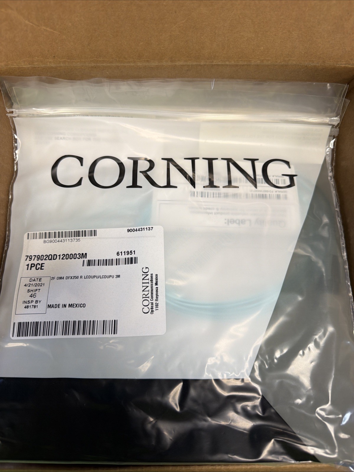 NEW-Corning 2F OM4 LC/LC (3-Meter)