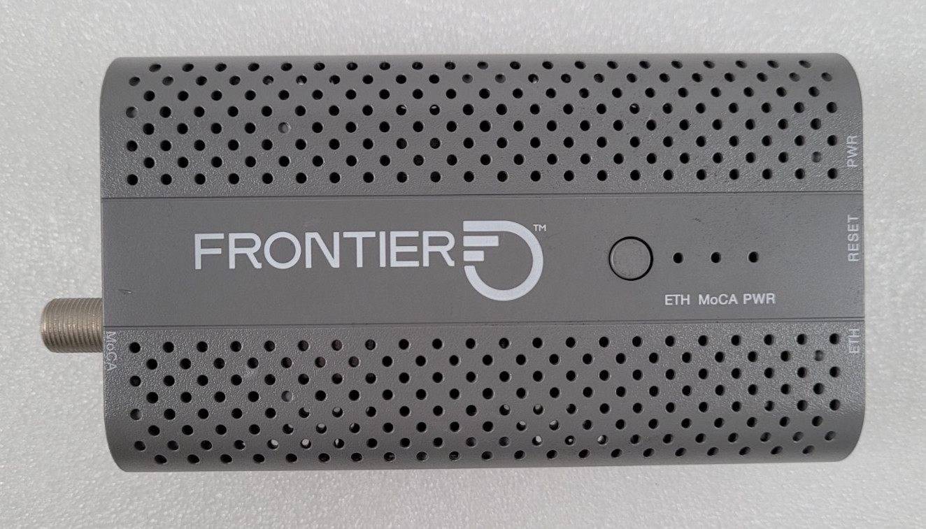 LOT 5  Frontier FMT25A MoCA 2.5 Ethernet Network Adapter - No Power Supply