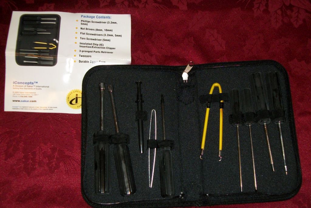 iConcepts 11 Piece PC Tool Set Kit- #73152