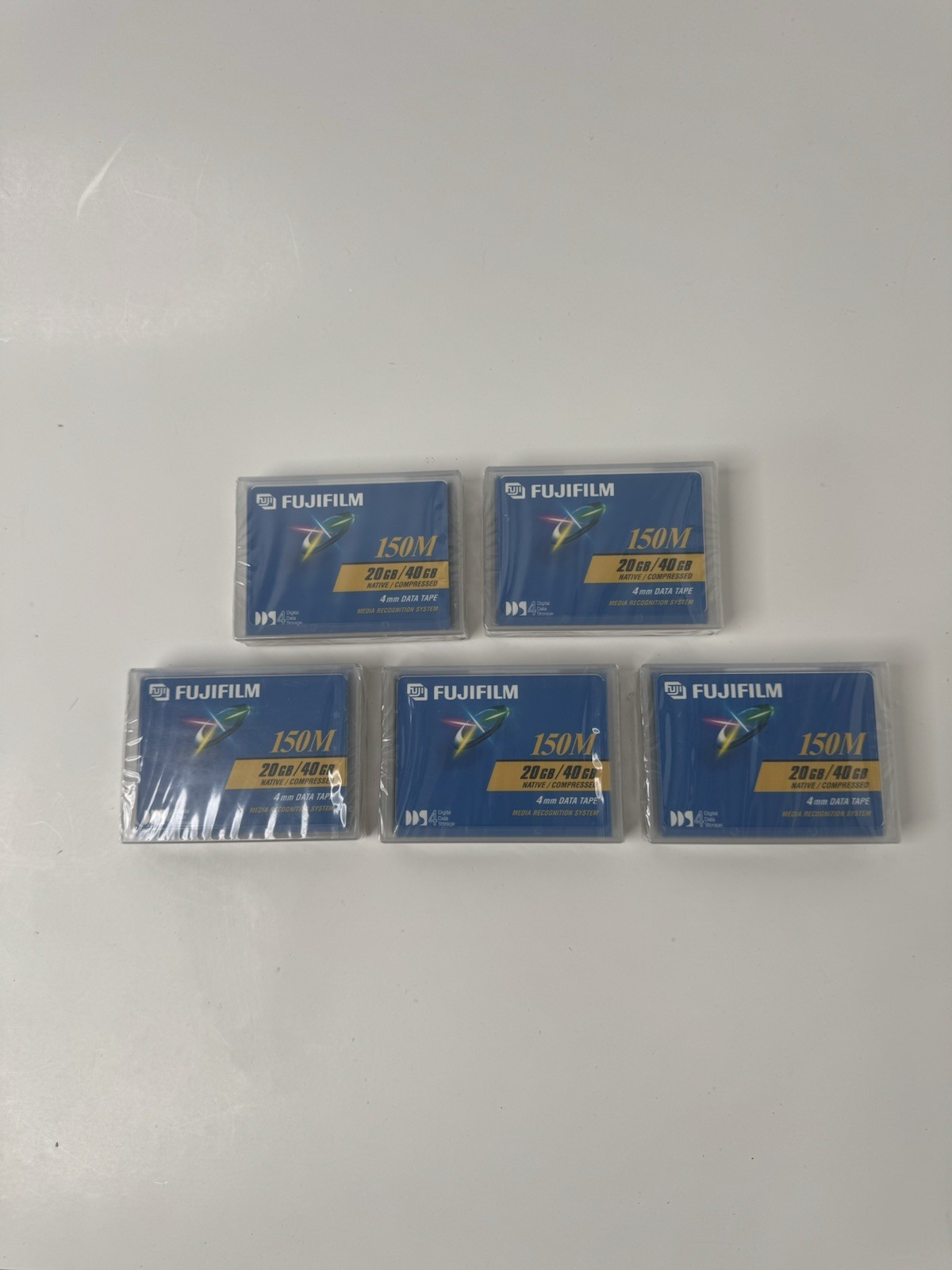 Lot of 5 - FujiFilm 150M 4mm DATA TAPE - New