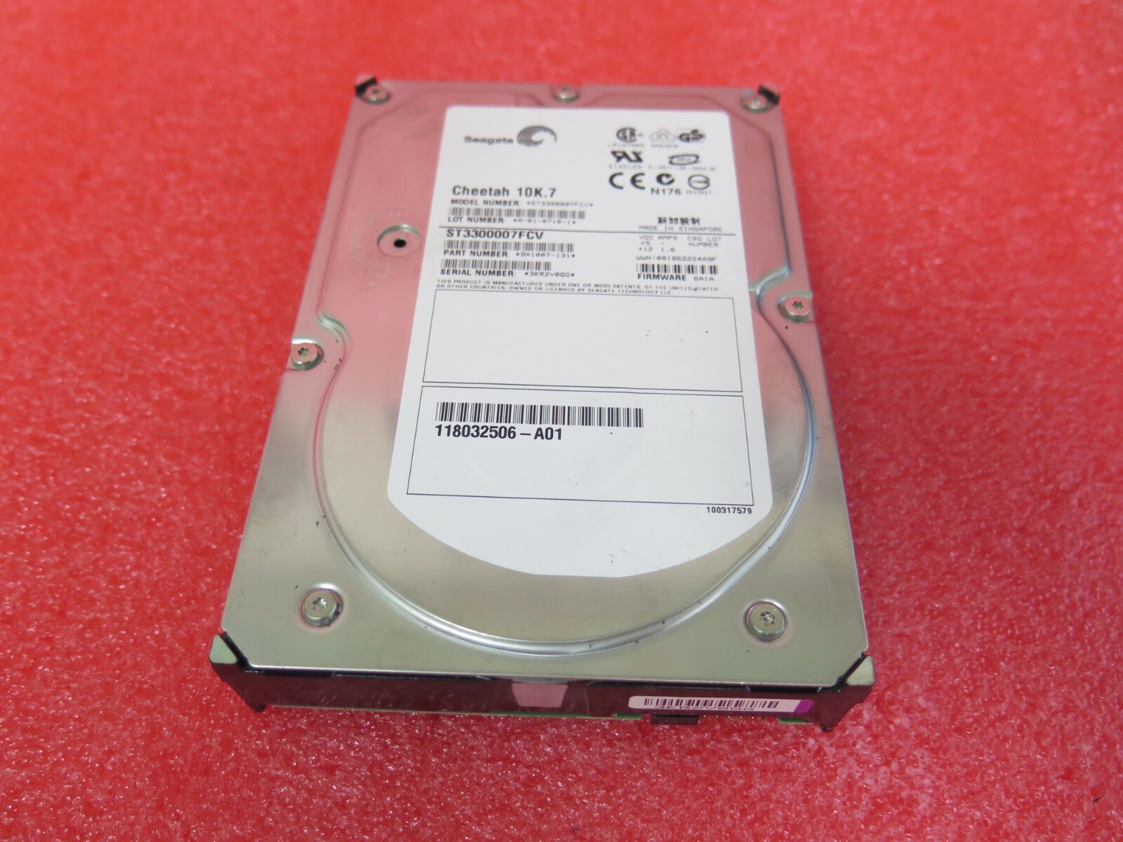 Seagate 300 GB,Internal,10000 RPM,3.5" ST3300007FCV Hard Drive