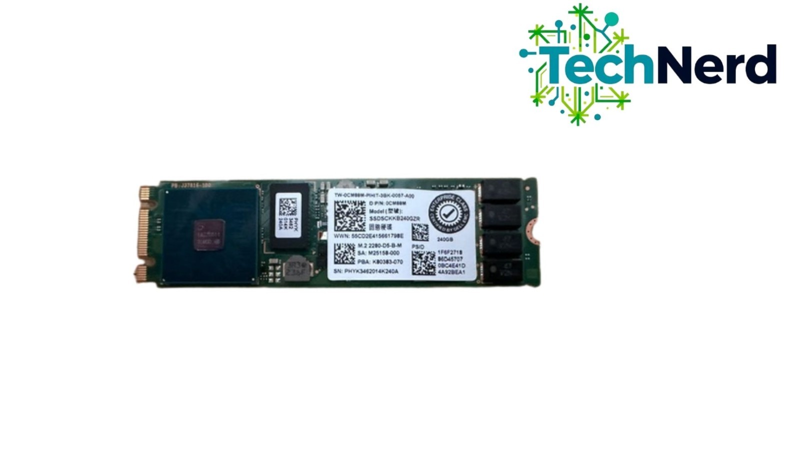 CM88M Dell 240GB SSD SATA 6G M.2 SSDSCKKB240GZR
