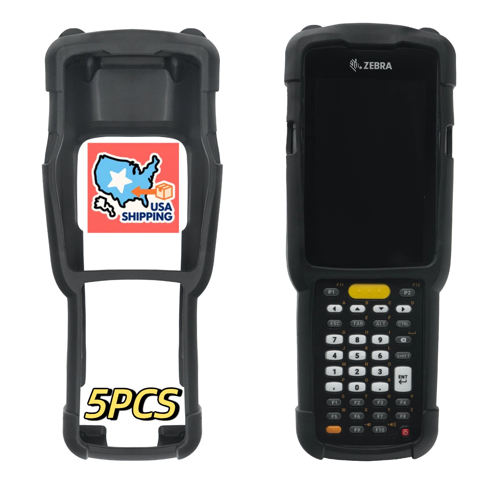 5PCS SG-MC33-RBTG-01 Protective Rubber Boot for Zebra MC3300 Barcode Scanner US