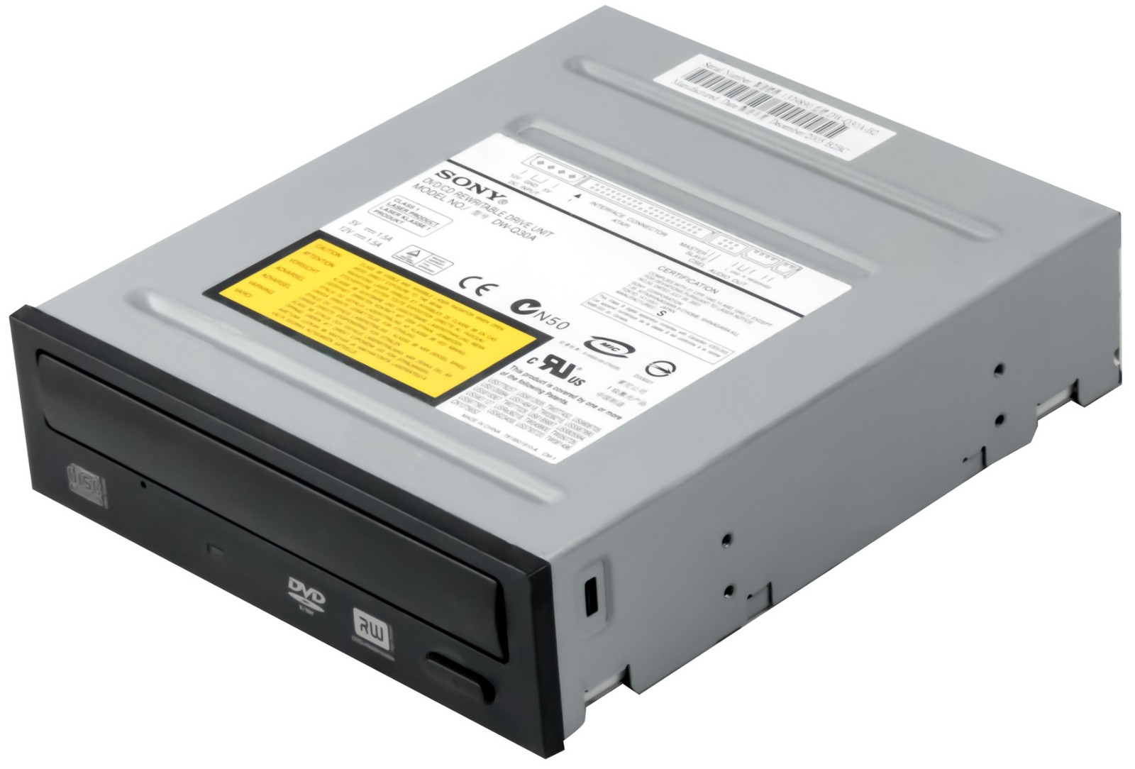 Internal Drive Burner SONY DW-Q30A DVD/CD REWRITABLE DRIVE IDE 5.25 inch