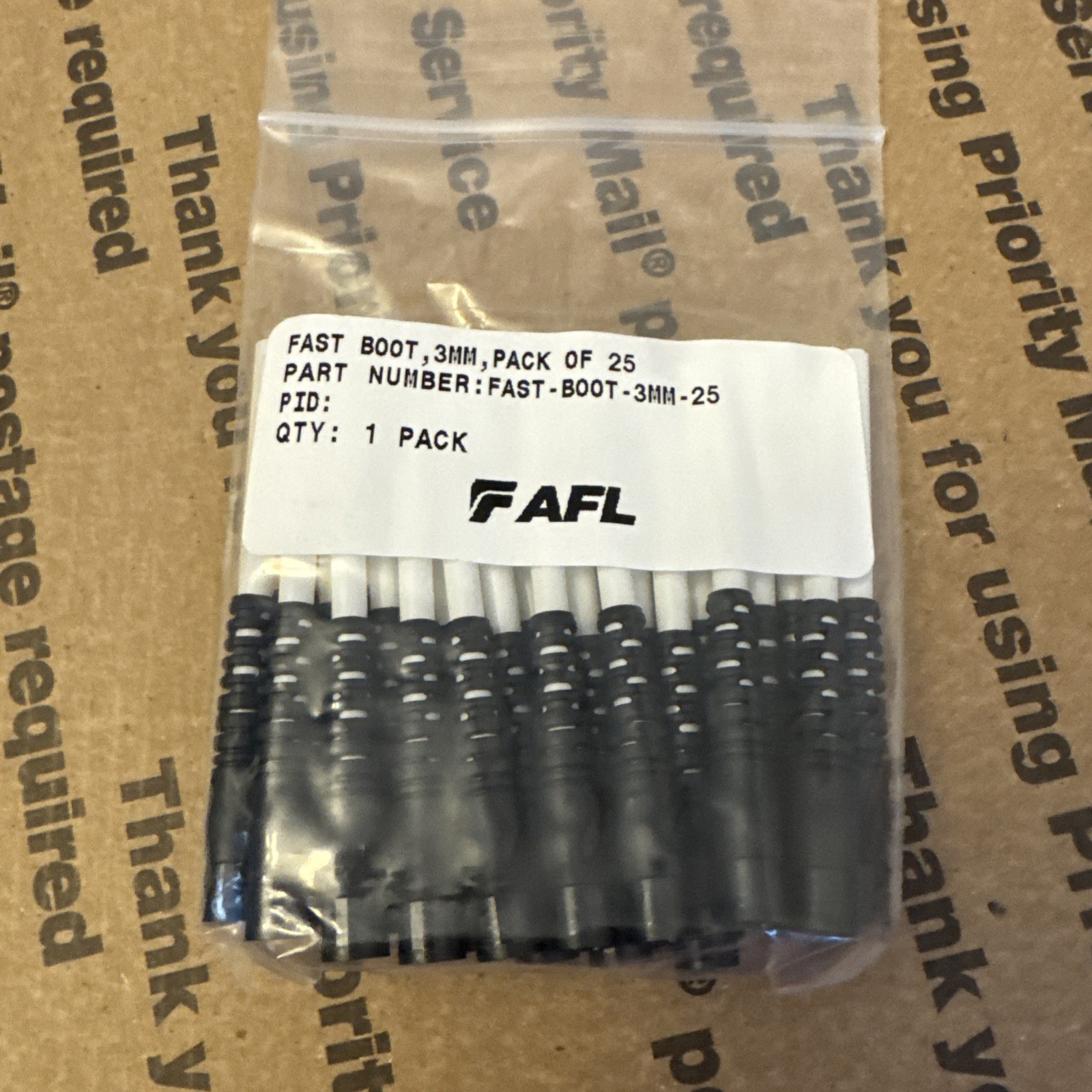 FAST-BOOT-3mm- FASTConnect Connectors 3mm Pack Of 25