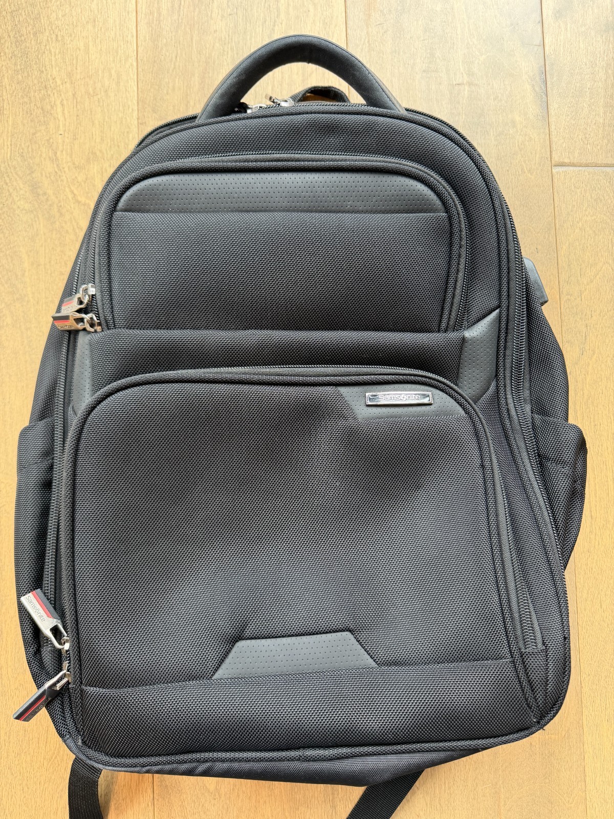 Samsonite Laser Pro 2 Laptop Backpack Black Travel Work Bag USB A Port