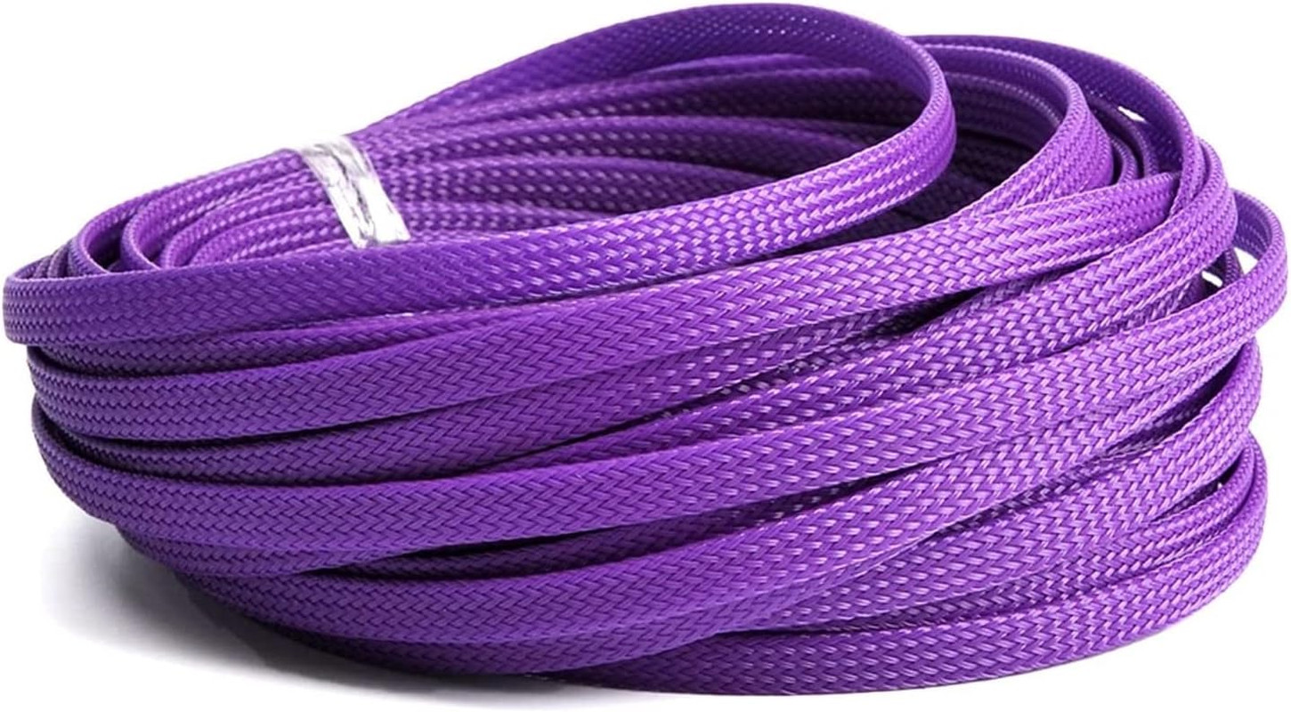 32ft PET Expandable Braided Sleeving, 1/4" Cable Management Wire Loom | Wire Loo