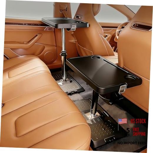 Car Desk for Laptop, Adjustable Car Seat Tray Table, 360° Rotating Multi