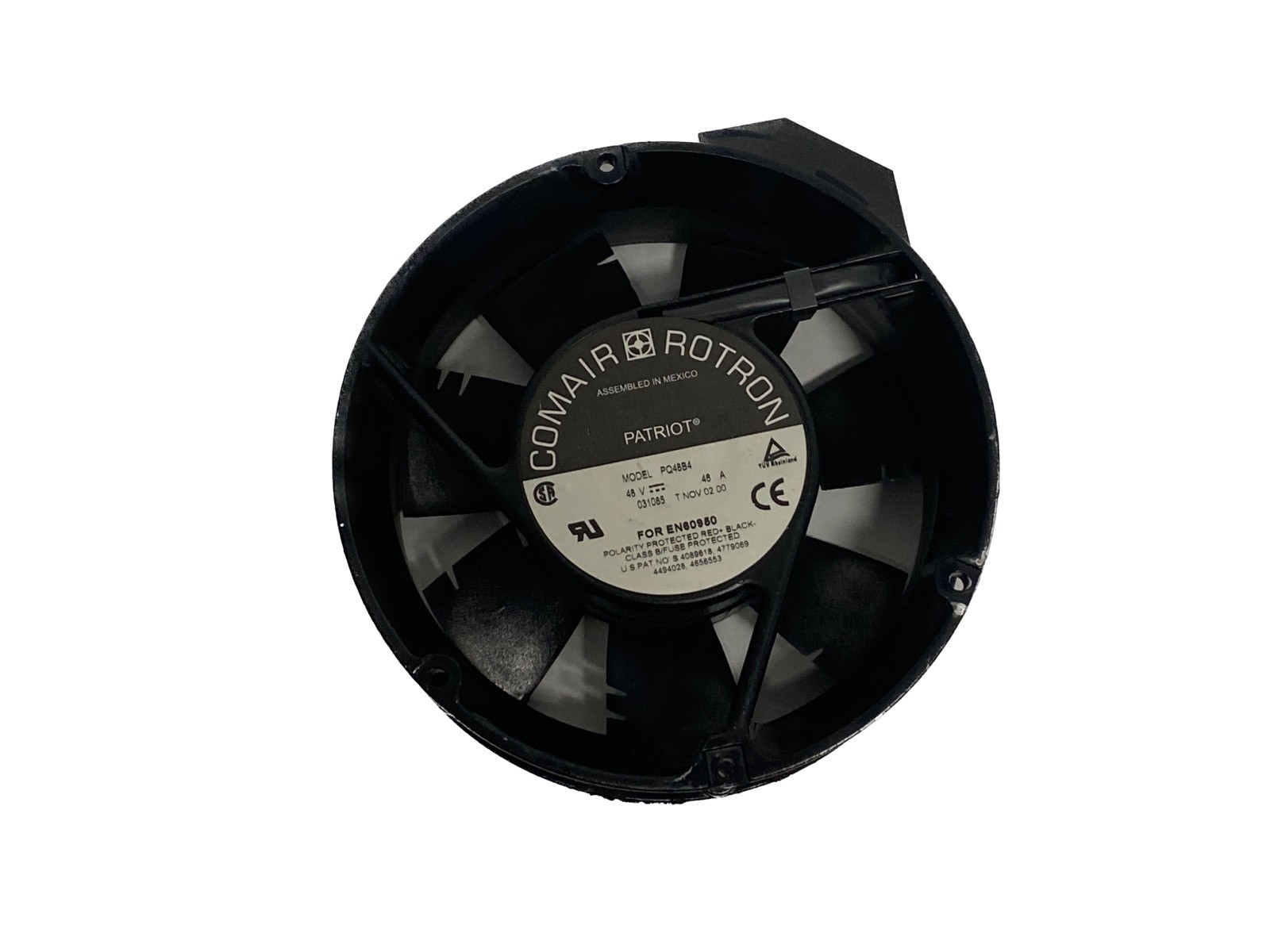 USED Comair Rotron 48VDC .46A Patriot Quiet Axial Fan PQ48B4 for EN60950