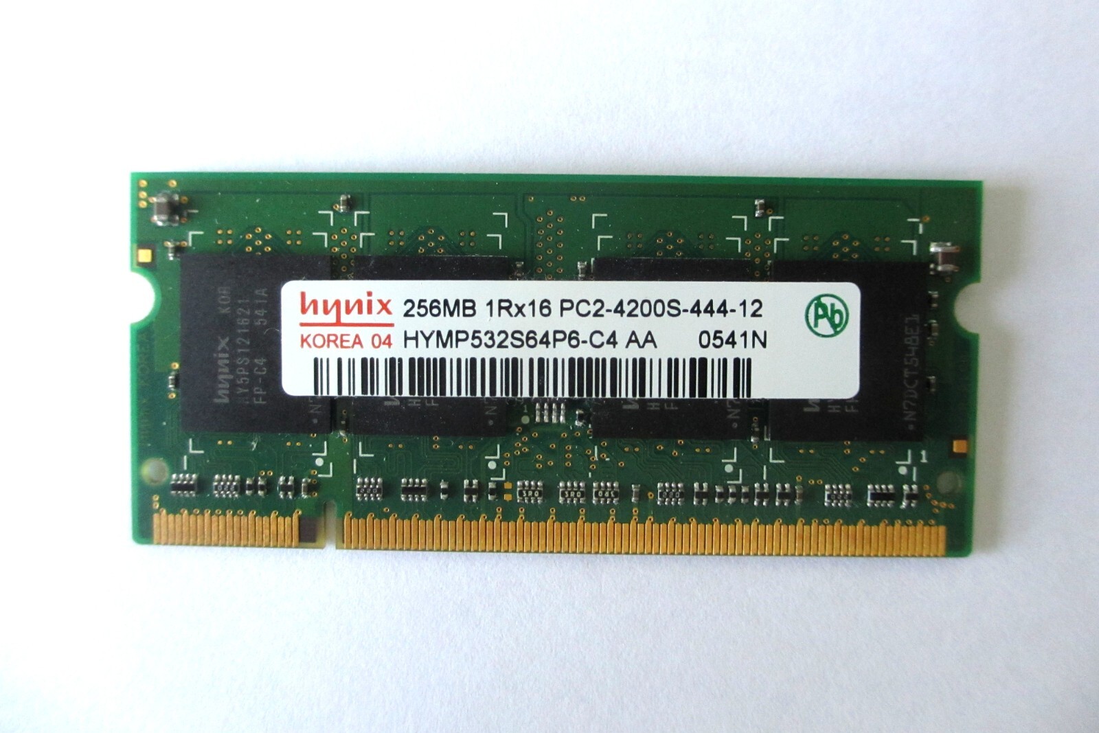Hynix 256MB Laptop Memory Module (HYMP532S64P6-C4) - DDR2-533MHz (PC2-4200S)