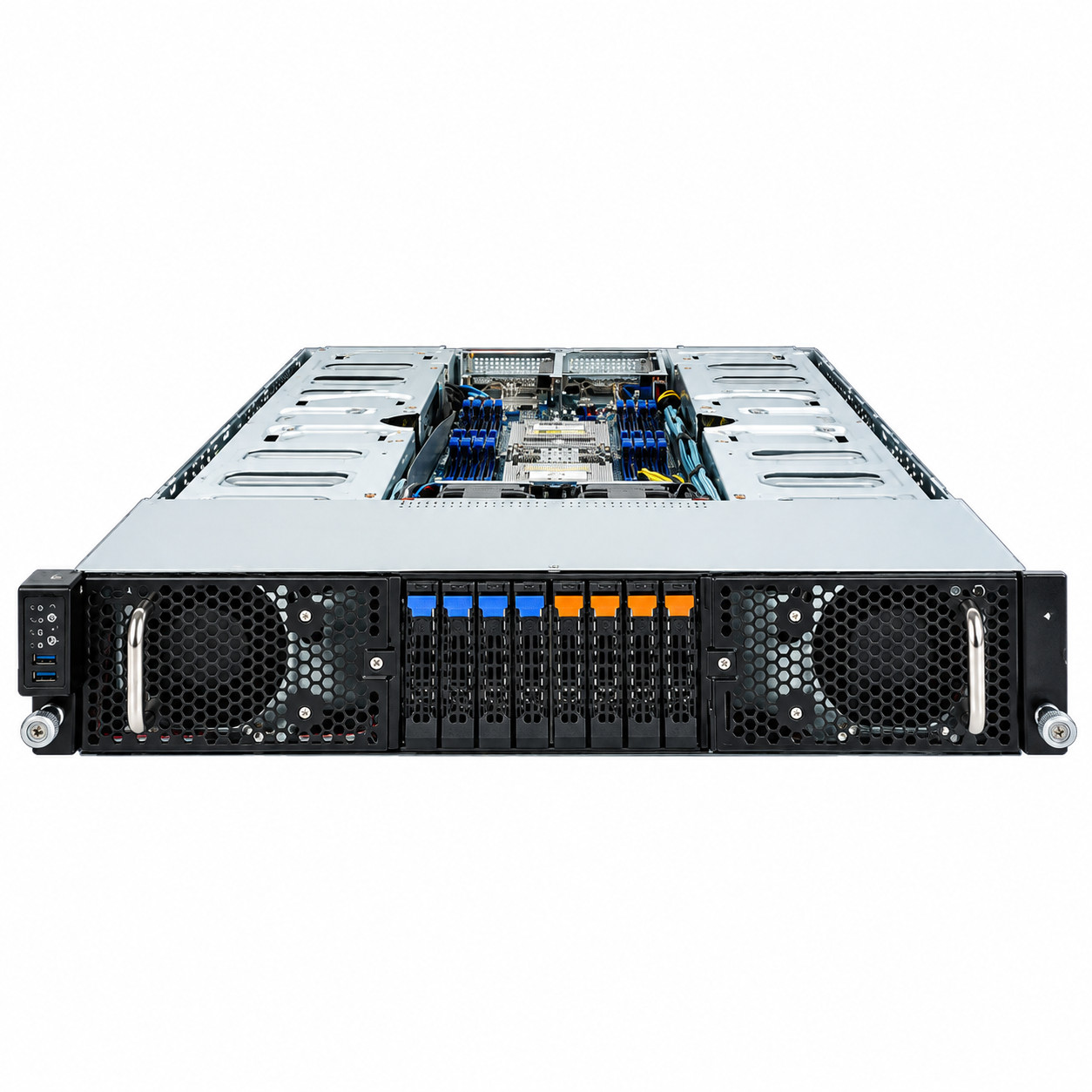 Gigabyte G292-Z42 2U 2x EPYC 7H12 64-Core (128 Total) 2x ConnectX-6 Avago SAS