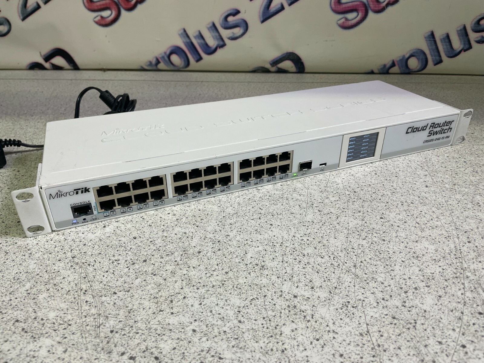 MikroTik CRS125-24G-1S-RM Cloud Router Switch