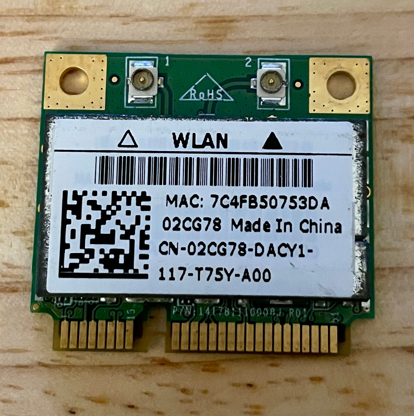 Broadcom BCM94313HMGB WIFI Wireless + Bluetooth Card DELL/HP/COMPAQ/Lenovo