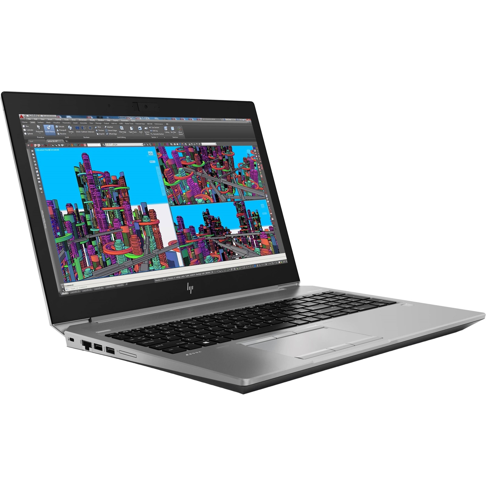 HP ZBook 15 G5 15.6" 16GB 512GB SSD Core™ i7-8850H 2.6GHz WIN11P, Turbo Silver