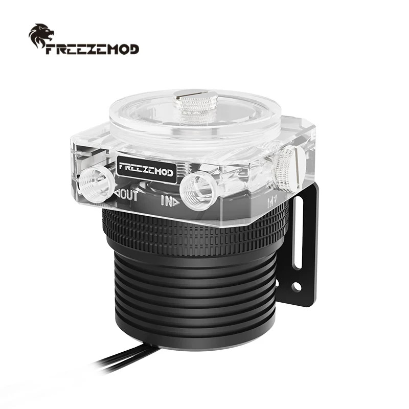 FREEZEMOD PC Water Cooling D5 Pump Metal Armor Kit 1100L/H PWM Speed Control