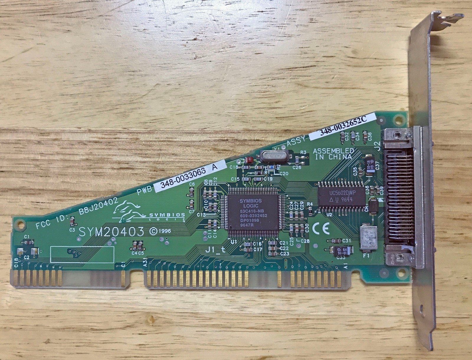 SYMBIOS LOGIC 16 BIT ISA SCSI CARD -VINTAGE