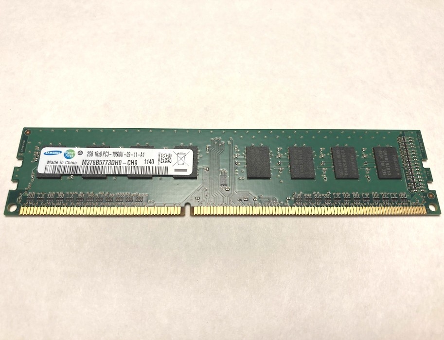 Samsung Planet First Memory Computer DDR3 PC RAM 2GB 1Rx8 PC3 10600U-09-11-A1