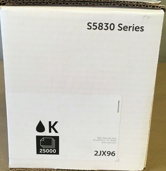 Mostly New Genuine OEM Dell 2JX96 Toner Cartridge S5830 Series 95% Toner