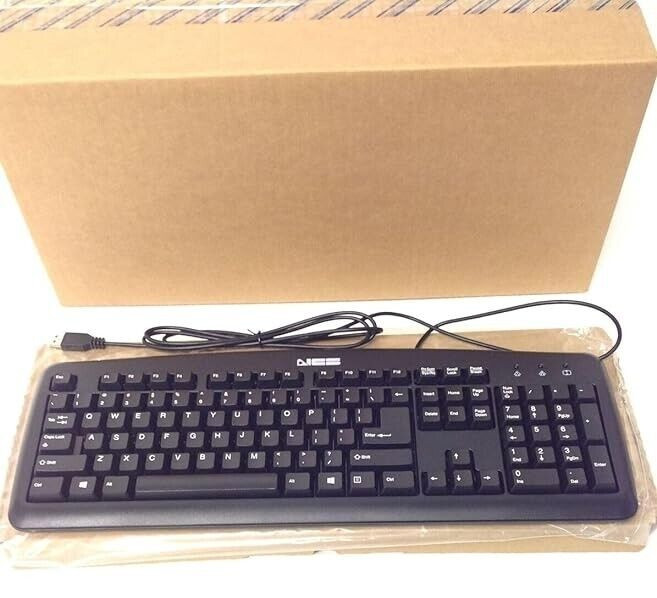 10 New NCS USB KU-0325 Wired Keyboards