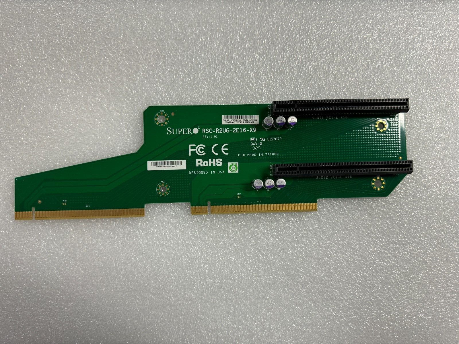 SuperMicro RSC-R2UG-2E16-X9 2-Slot PCI-E X16 Riser Card