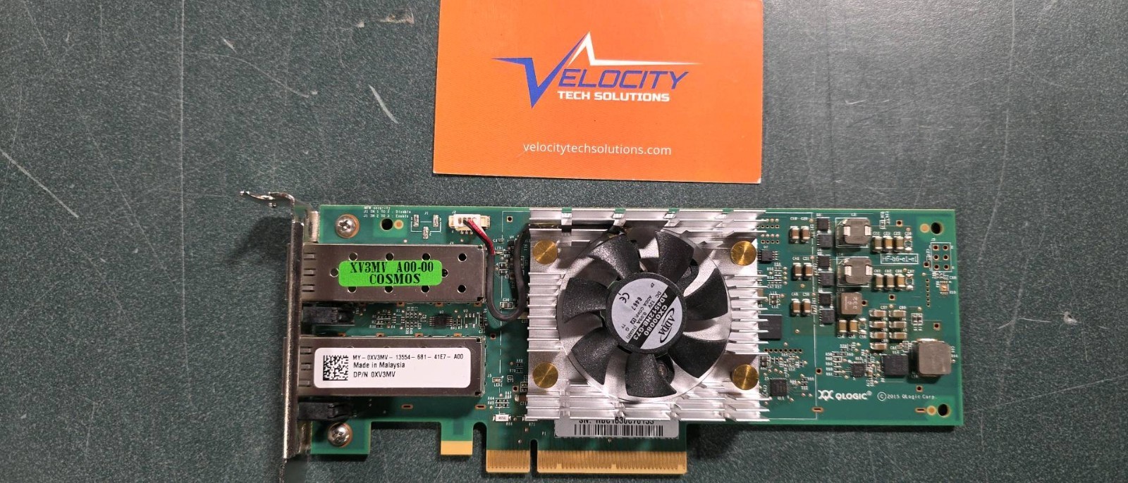 Dell XV3MV QLogic QL45252 Dual Port 25GBbE SFP+ Network Card Low Profile