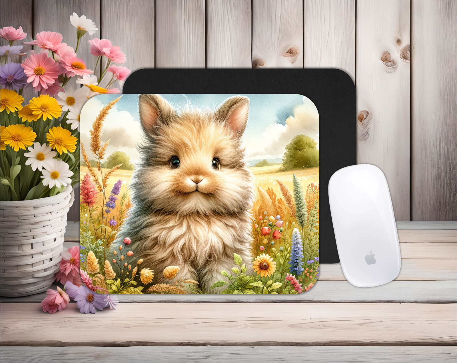 Bunny themed neoprene PC/laptop Mouse Pad, CHOICE, , gifts, Easter