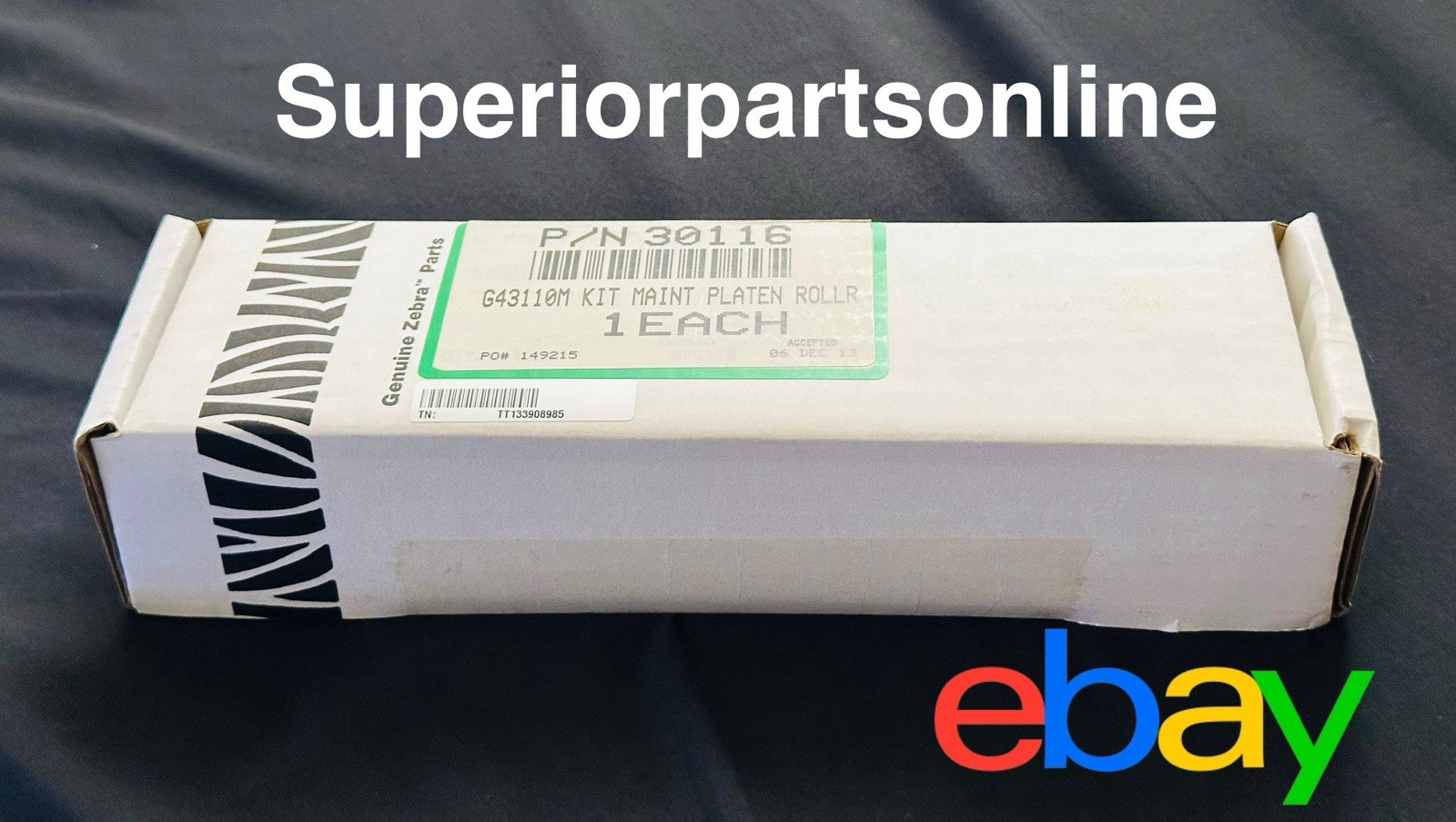 *NEW* ZEBRA G43110M 110PAX4 Platen Roller (203dpi, 300dpi) (RH/LH)