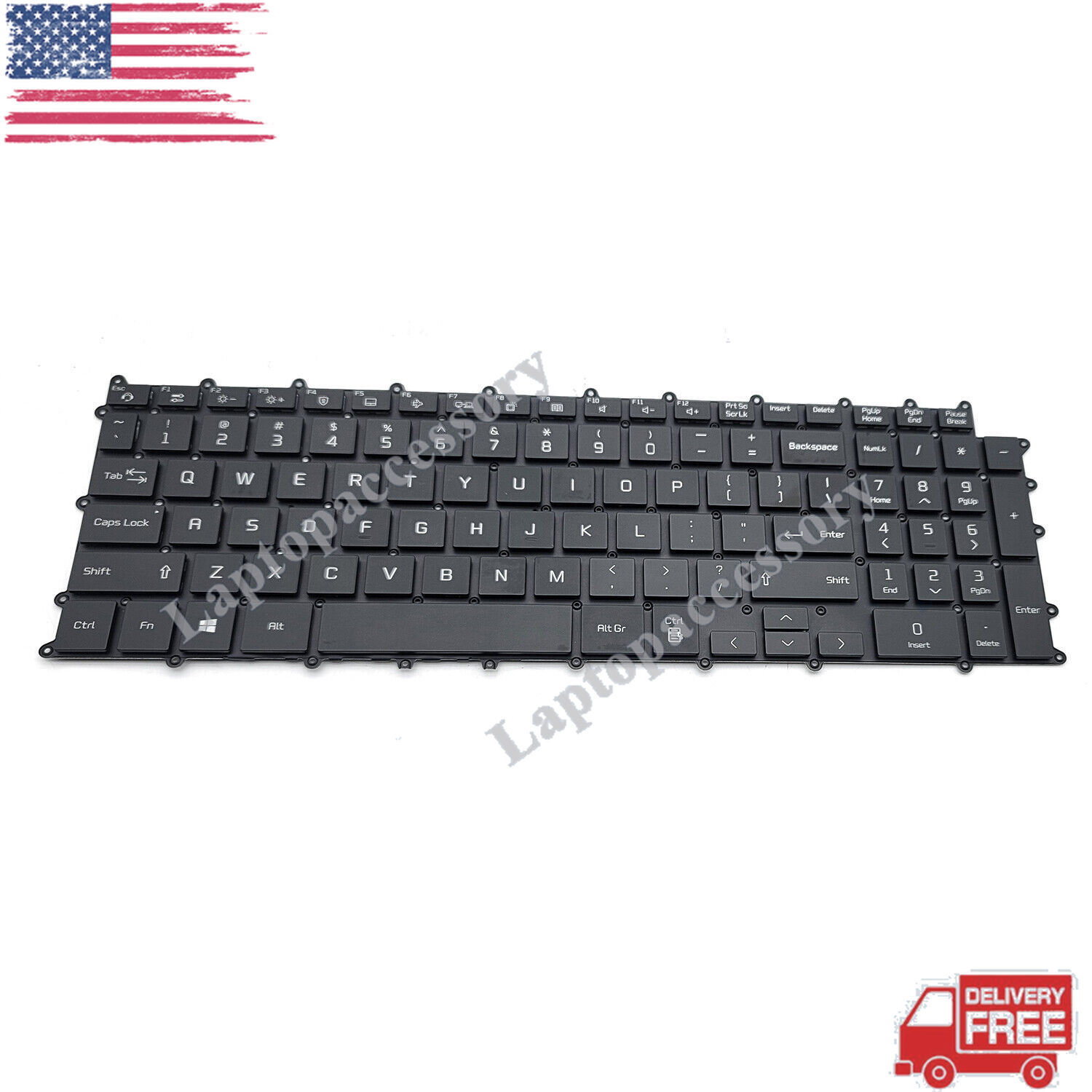 Backlit Keyboard For LG Gram 17Z90P 17Z90PE 17Z90P-G 17Z90P-K 17Z90P-N 17Z95P US