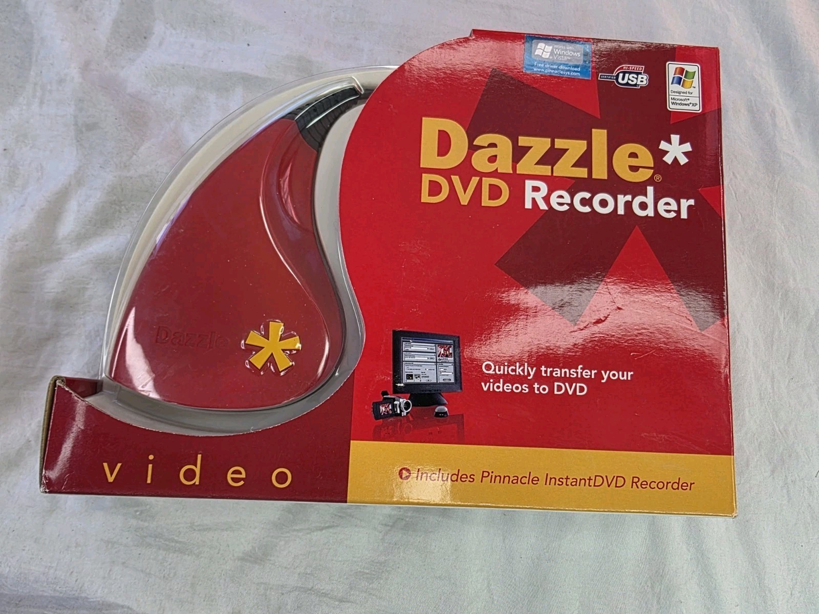 Pinnacle Dazzle DVD Recorder (2006) Video Capture PC With Disc New Unused 